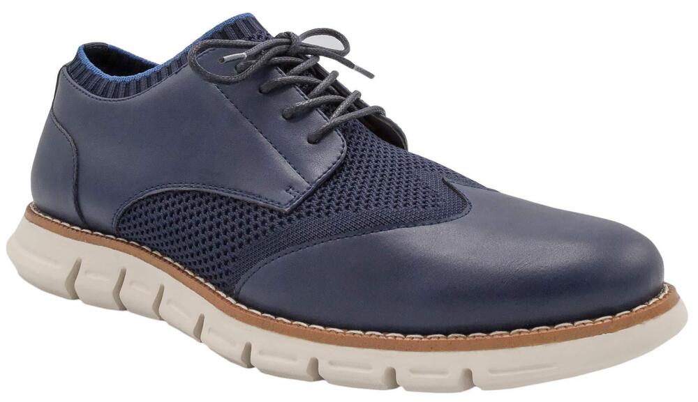 NINE WEST MEN'S KNIT DRESS OXFORD SHOES: STYLISH, LIGHTWEIGHT LACE-UP FOOTWEAR W